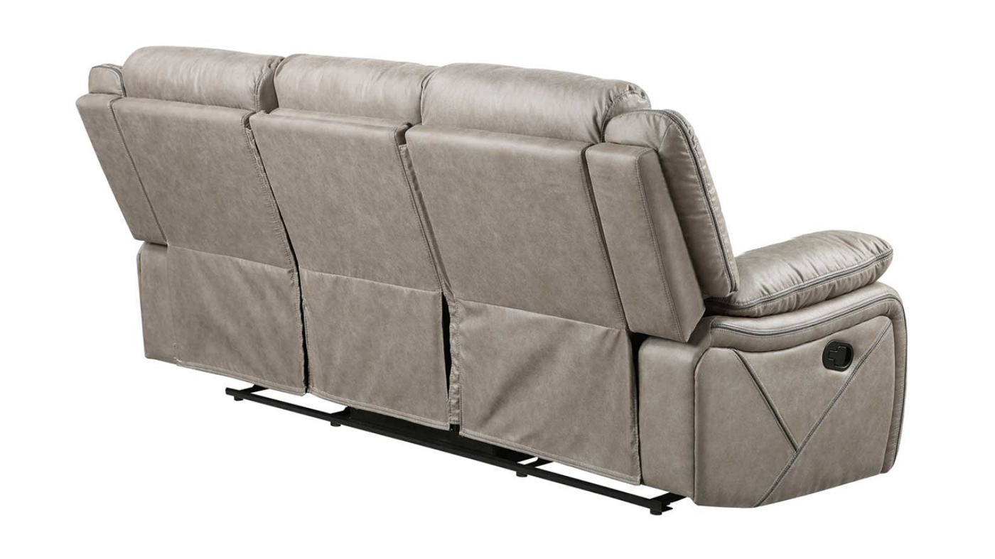 View of the Tyson Reclining Sofa in Taupe by Steve Silver | Home Furniture Plus Bedding
