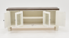 View of the Martha TV Stand in White by Vintage Furniture | Home Furniture Plus Bedding 