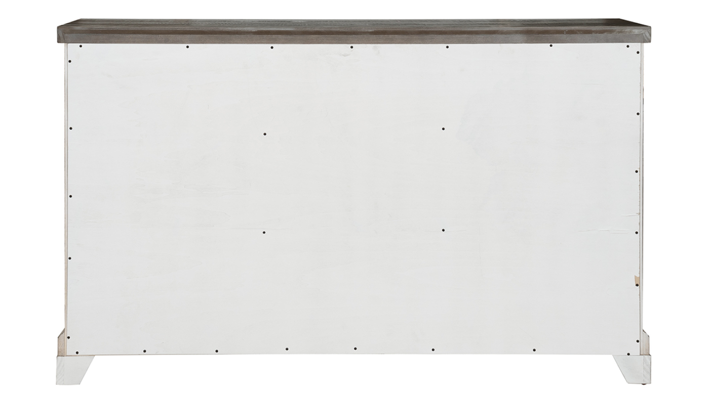 View of the Valley Ridge Dining Server in Off White and Gray by Samuel Lawrence | Home Furniture Plus Bedding