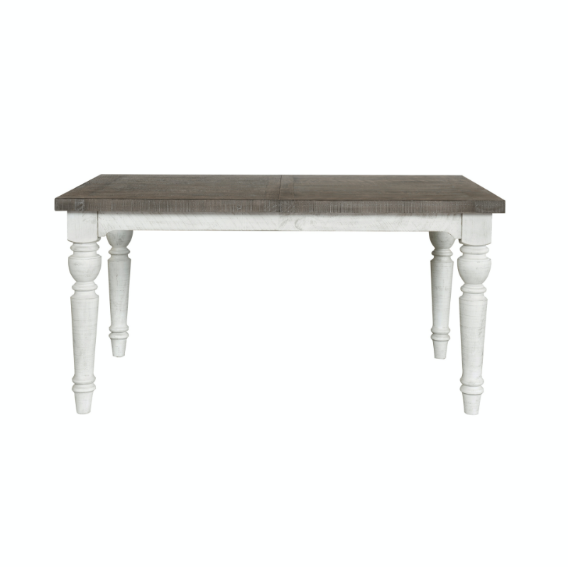 View of the Valley Ridge 7 Piece Dining Table Set in Off White and Gray by Samuel Lawrence | Home Furniture Plus Bedding