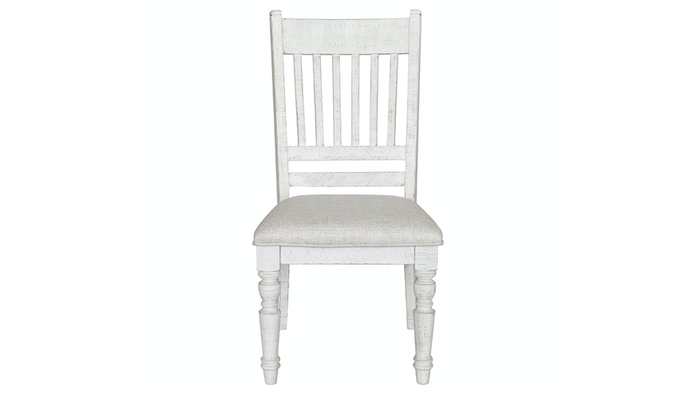 View of the Valley Ridge 7 Piece Dining Table Set in Off White and Gray by Samuel Lawrence | Home Furniture Plus Bedding