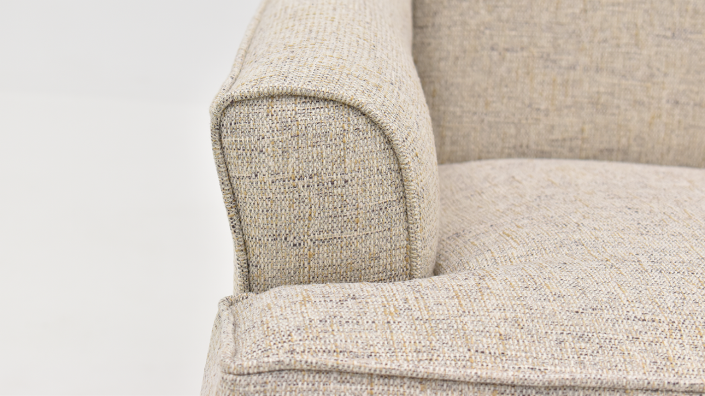 View of the Natasha Swivel Glider in Pepper Gray by Best Chairs, Inc. | Home Furniture Plus Bedding