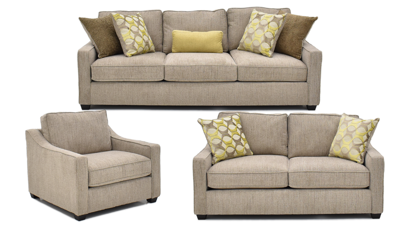 View of the Lenox Maple Sofa Set in Brown by Behold Home | Home Furniture Plus Bedding