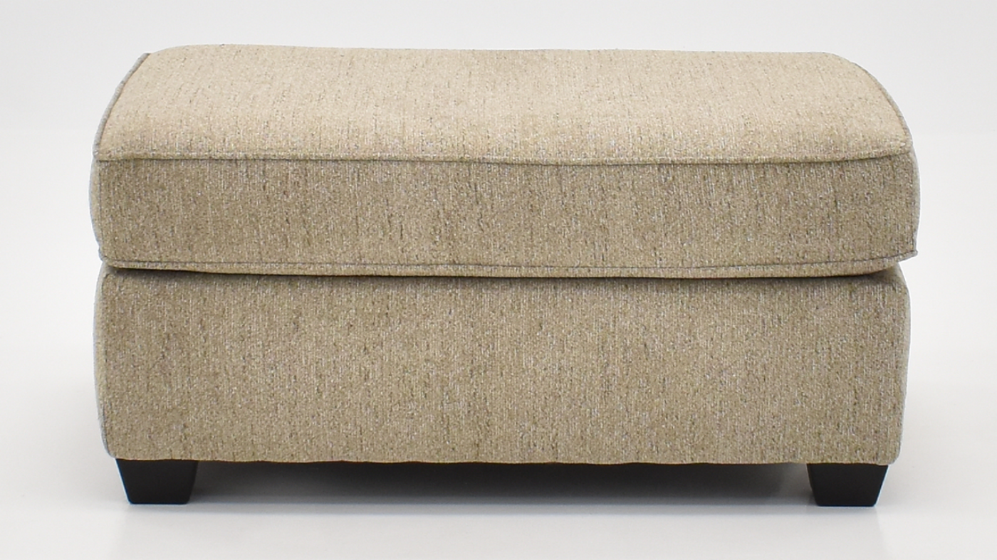 View of the Lenox Maple Ottoman in Brown by Behold Home | Home Furniture Plus Bedding