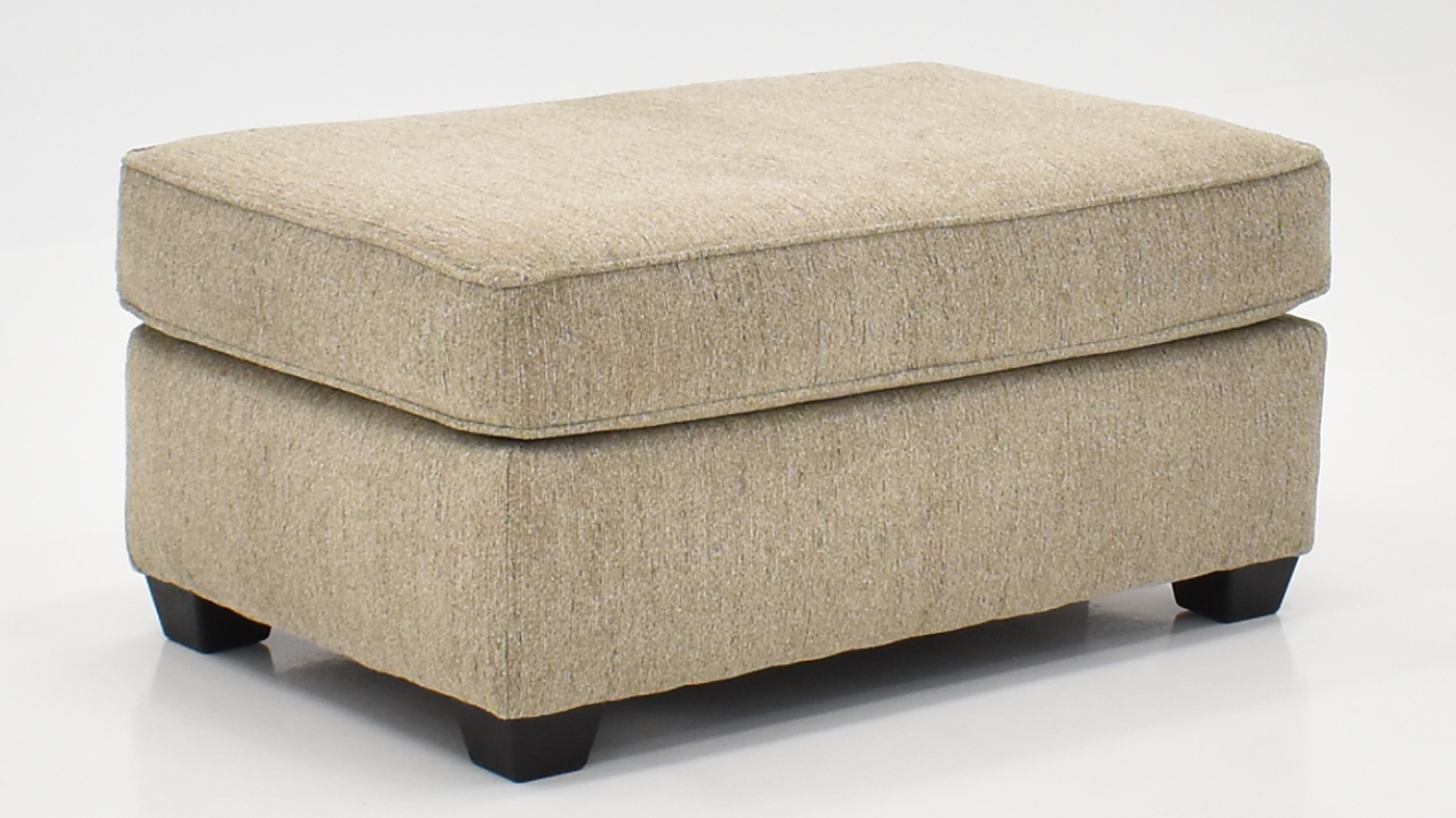 View of the Lenox Maple Ottoman in Brown by Behold Home | Home Furniture Plus Bedding