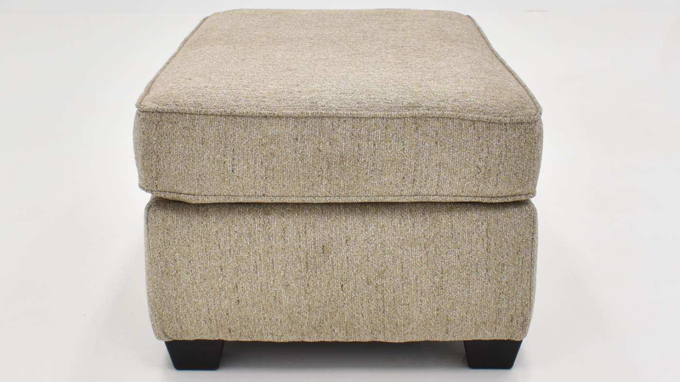 View of the Lenox Maple Ottoman in Brown by Behold Home | Home Furniture Plus Bedding