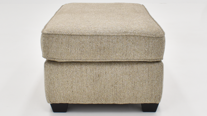 View of the Lenox Maple Ottoman in Brown by Behold Home | Home Furniture Plus Bedding