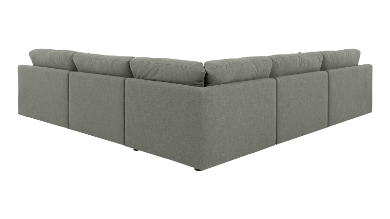 View of the Elyza Sectional Sofa in Gray by Ashley | Home Furniture Plus Bedding