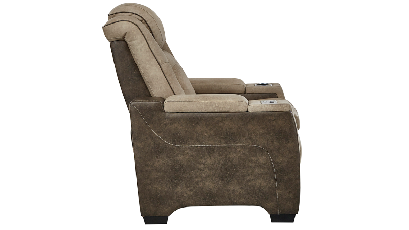 View of the Next-Gen POWER Recliner in Tan by Ashley | Home Furniture Plus Bedding
