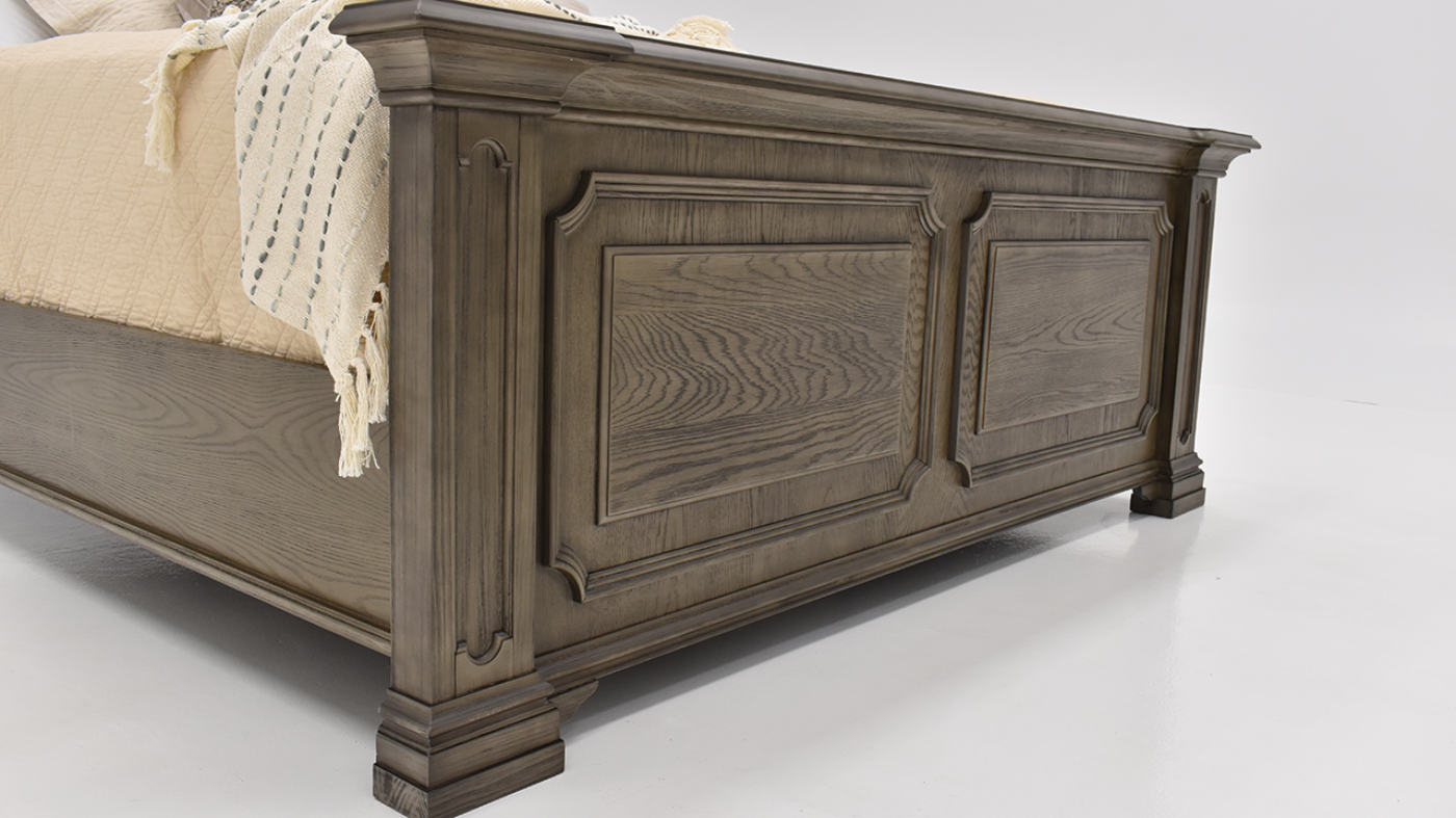 View of the Kings Court Queen Panel Bed by Elements International | Home Furniture Plus Bedding