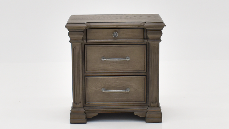 View of the Kings Court Nightstand by Elements International | Home Furniture Plus Bedding