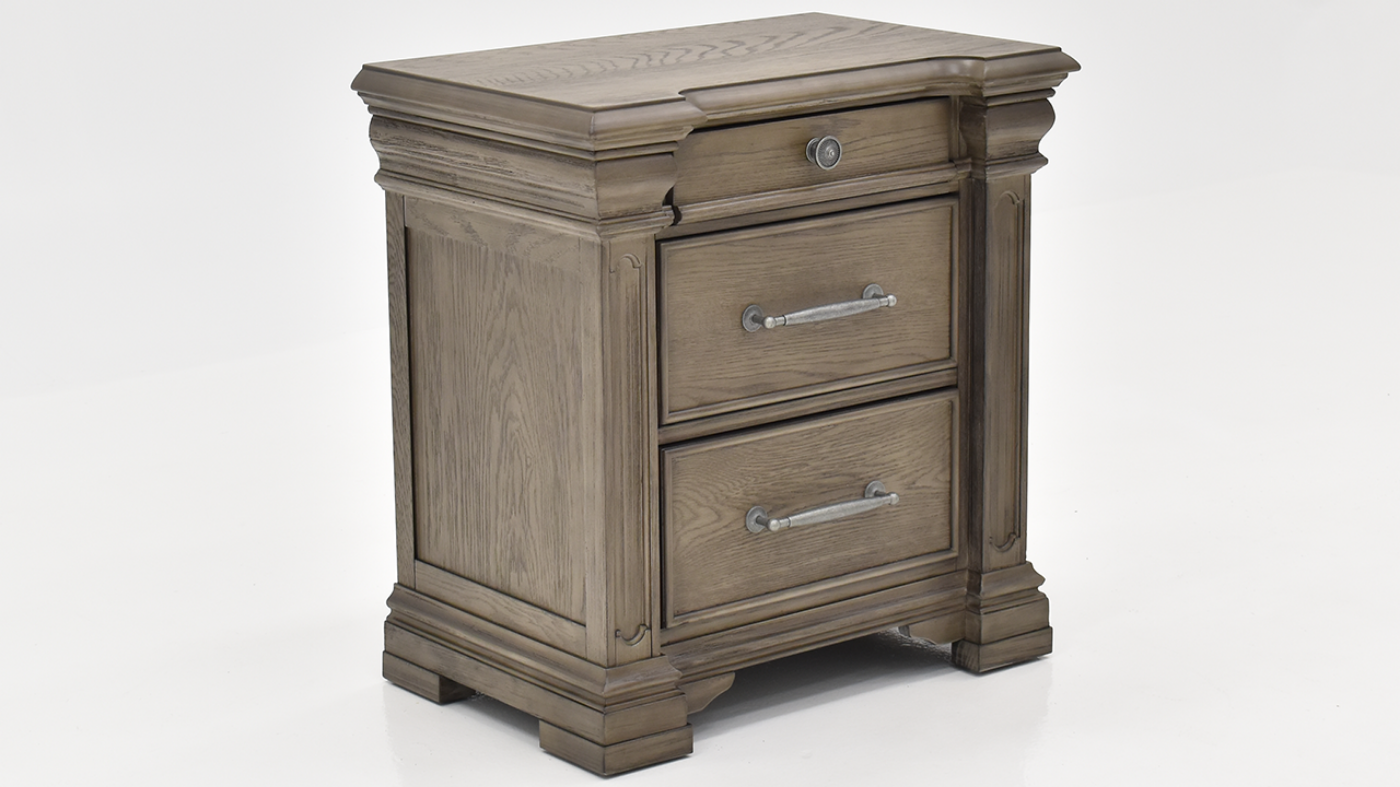 View of the Kings Court Nightstand by Elements International | Home Furniture Plus Bedding