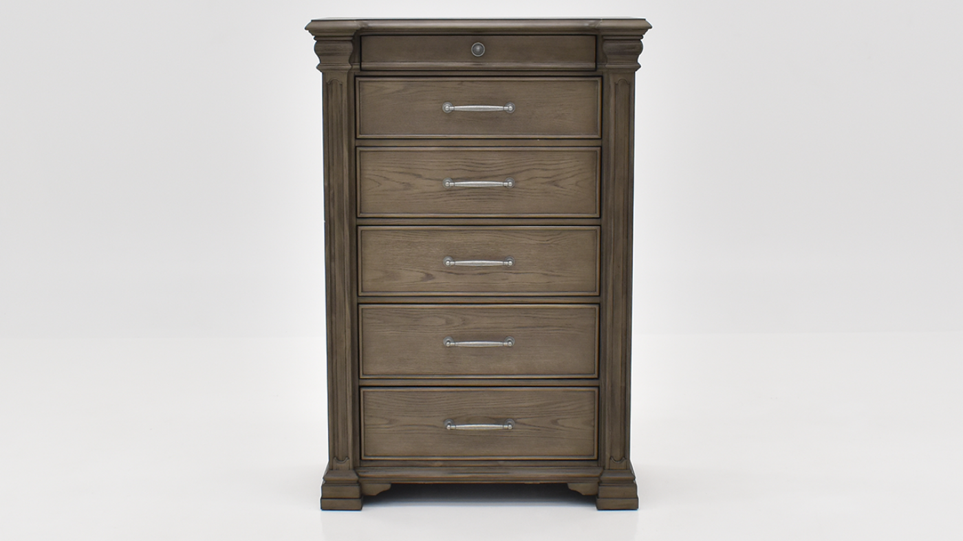 View of the Kings Court Chest of Drawers by Elements International | Home Furniture Plus Bedding