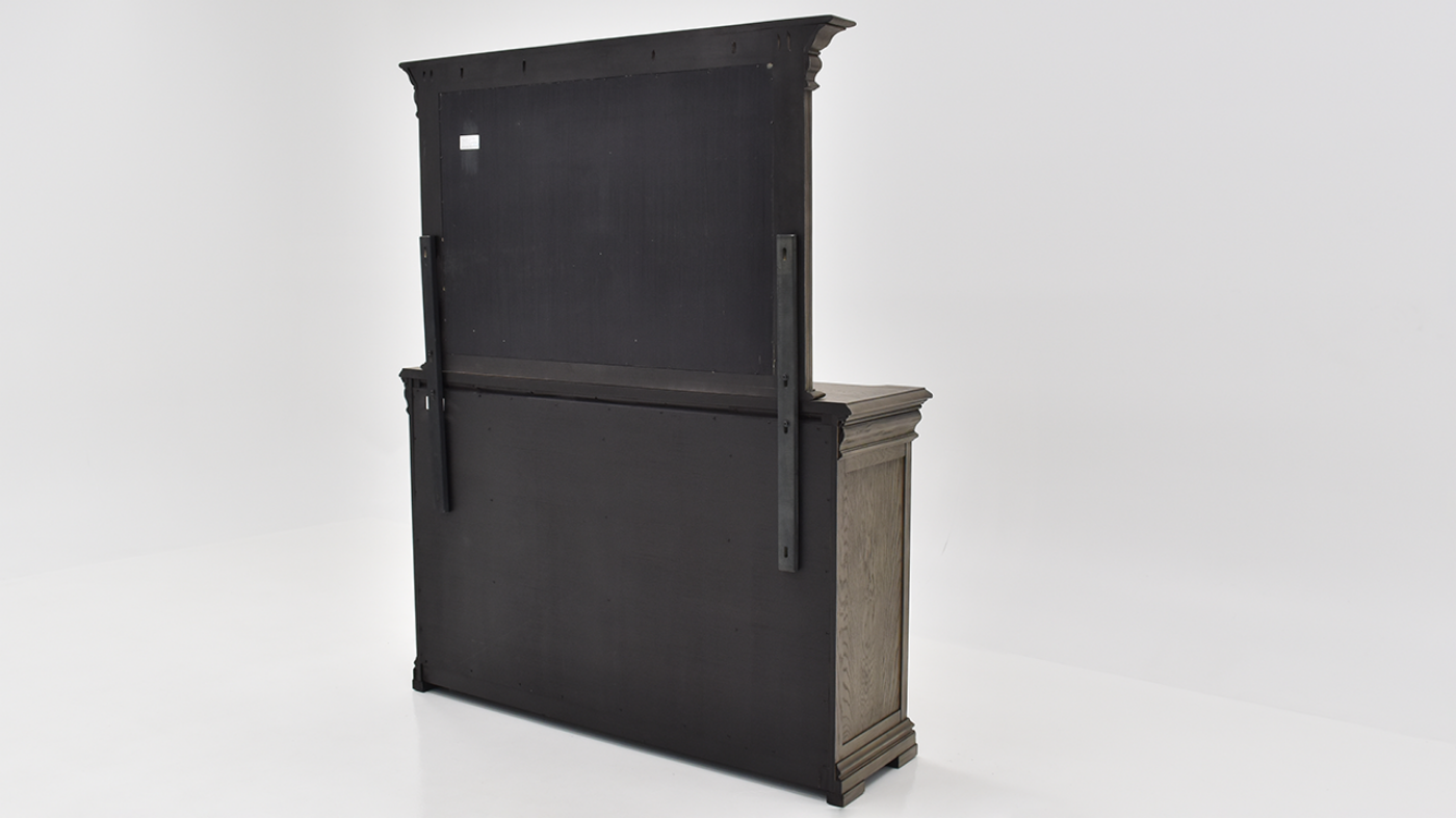 View of the Kings Court Dresser with Mirror by Elements International | Home Furniture Plus Bedding