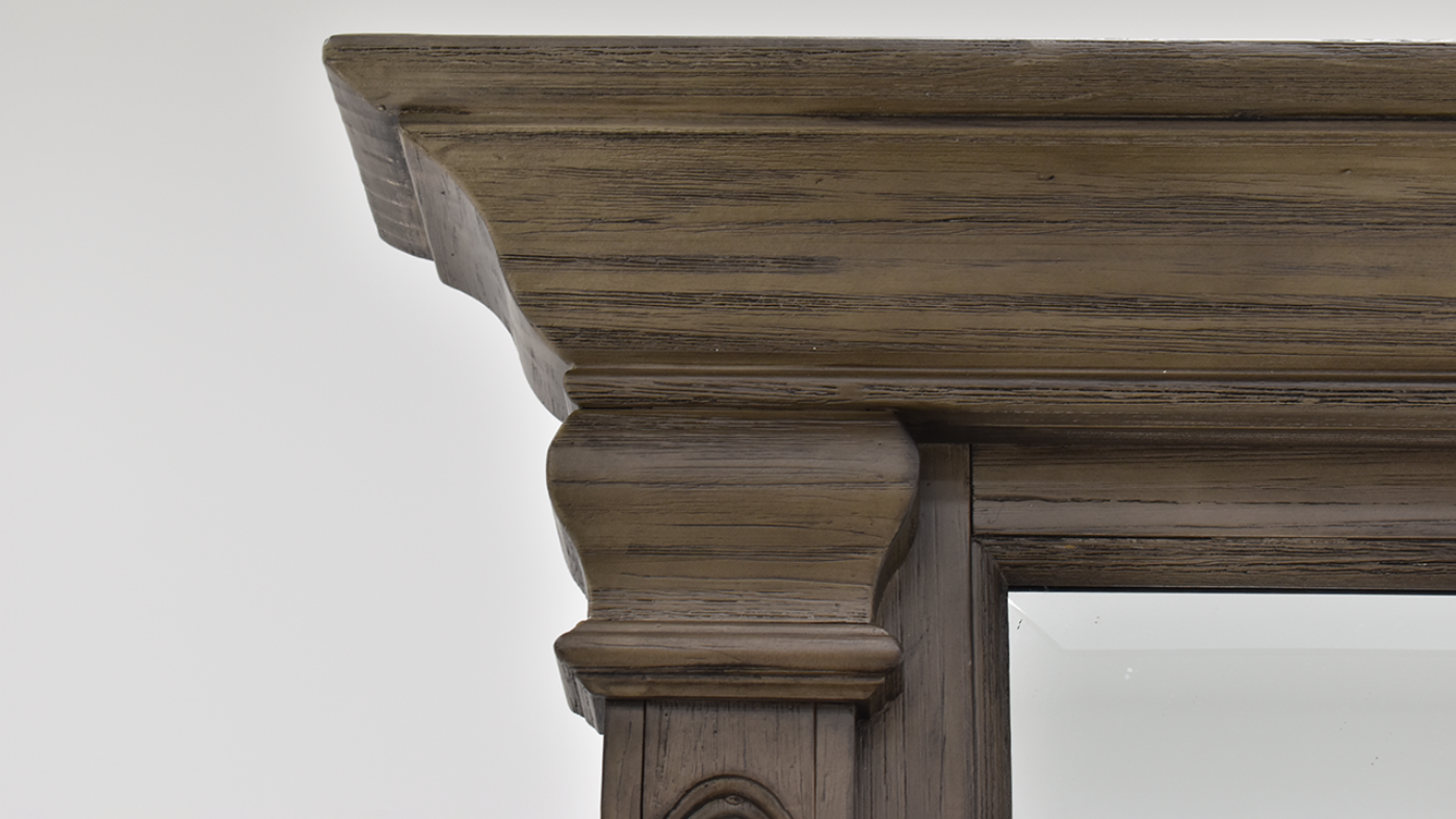 View of the Kings Court Dresser with Mirror by Elements International | Home Furniture Plus Bedding