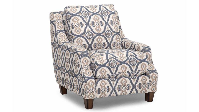 View of the Sicily Accent Chair in a Multicolored Pattern by Franklin Corp | Home Furniture Plus Bedding
