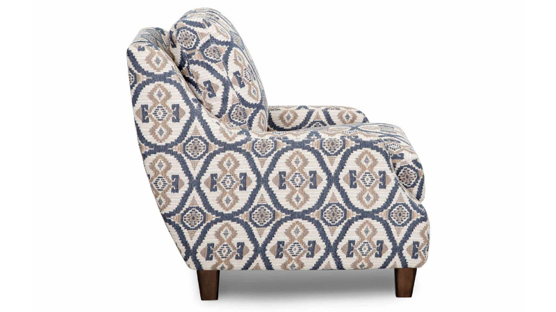 View of the Sicily Accent Chair in a Multicolored Pattern by Franklin Corp | Home Furniture Plus Bedding