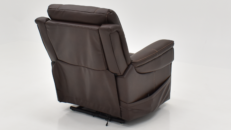 View of the Capriccio Lift Recliner in Walnut Brown by MOTO | Home Furniture Plus Bedding
