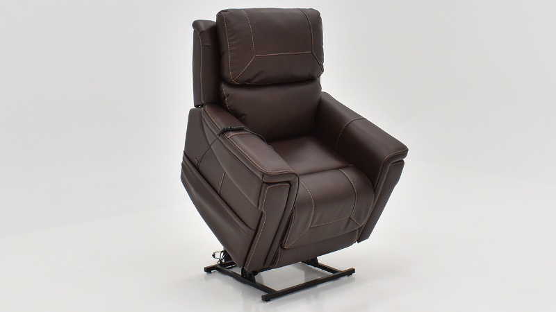 View of the Capriccio Lift Recliner in Walnut Brown by MOTO | Home Furniture Plus Bedding