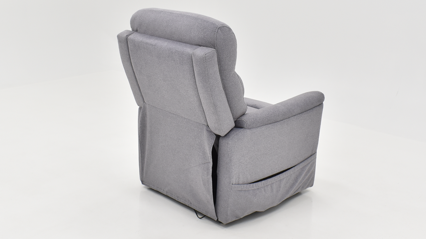 View of the Aspen Lift Recliner in Gray by MOTO | Home Furniture Plus Bedding