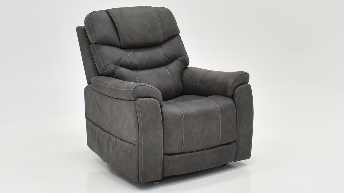 View of the Canyon Lift Recliner in Steel Gray by MOTO | Home Furniture Plus Bedding