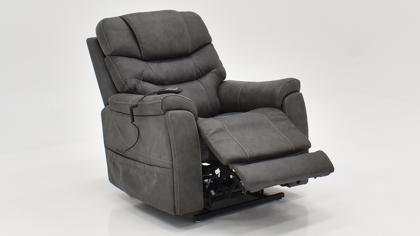 View of the Canyon Lift Recliner in Steel Gray by MOTO | Home Furniture Plus Bedding