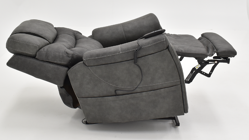 View of the Canyon Lift Recliner in Steel Gray by MOTO | Home Furniture Plus Bedding