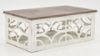 View of the Westgate Coffee Table in White with Gray by Vintage Furniture | Home Furniture Plus Bedding