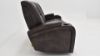 View of the Milan POWER Reclining Loveseat with Lights in Brown by Man Wah  | Home Furniture Plus Bedding