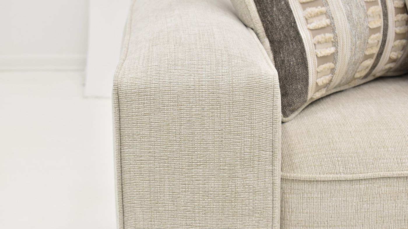View of the Persia 3 Piece Sectional in Off White by Albany Industries | Home Furniture Plus Bedding