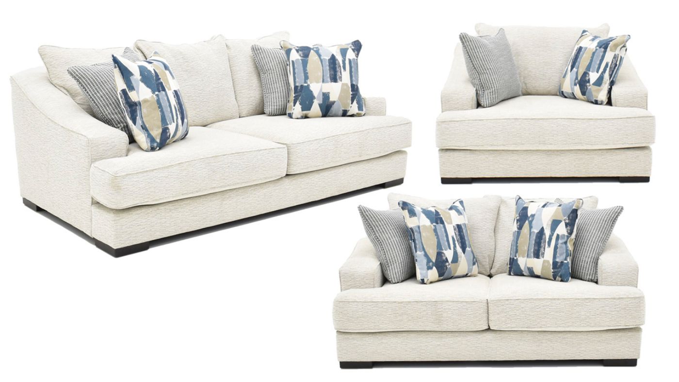 Picture of Champ Sofa Set - White