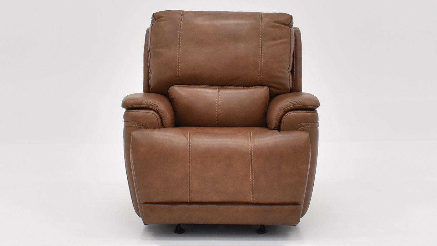 Picture of Burlington POWER Leather Recliner - Brown