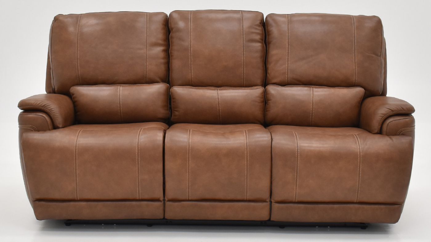 Picture of Burlington POWER Leather Sofa - Brown