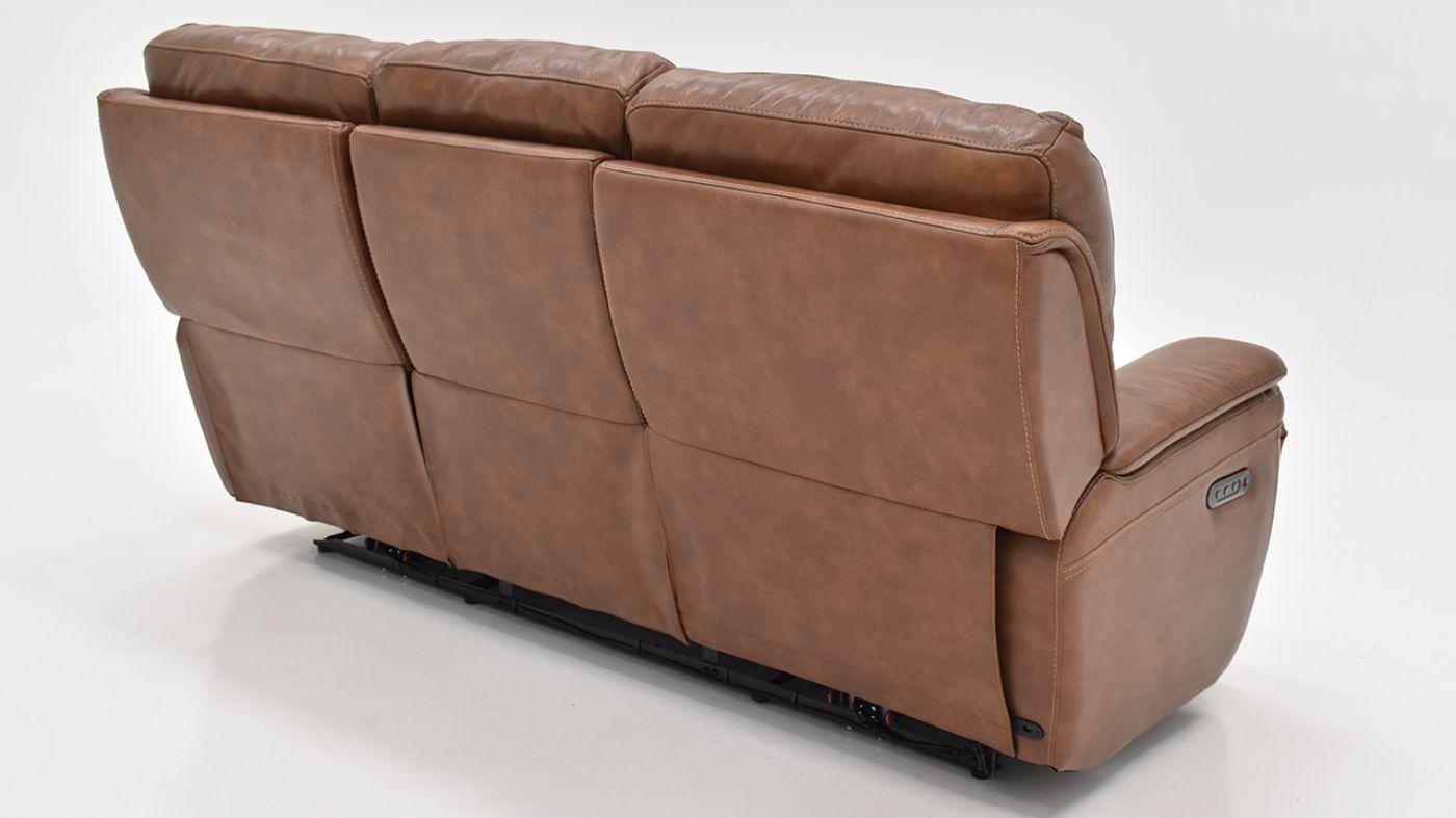 Picture of Burlington POWER Leather Sofa - Brown