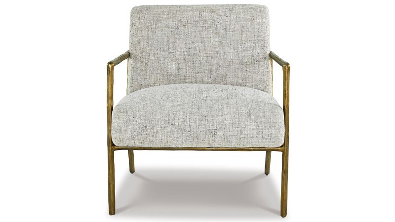 Picture of Ryandale Accent Chair - Brass Frame