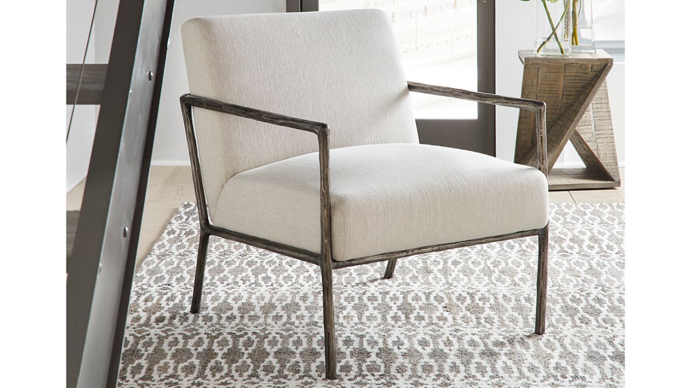 Picture of Ryandale Accent Chair - Pewter Frame 