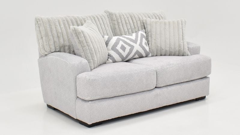 Picture of Tweed Loveseat - Gray