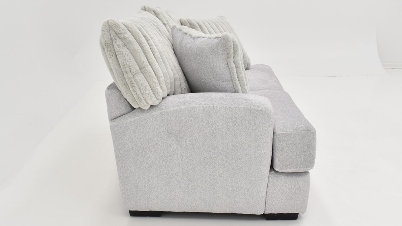 Picture of Tweed Loveseat - Gray