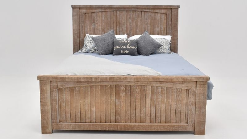 Picture of Carla Queen Panel Bed - Woodsmoke Gray