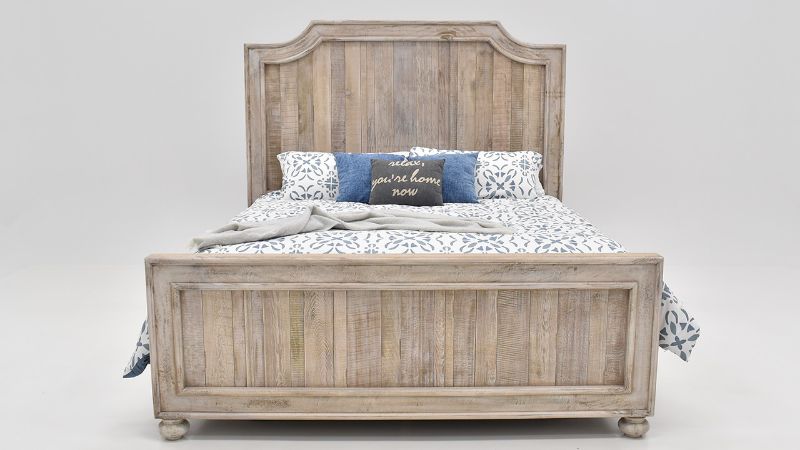 Picture of Granger Queen Panel Bed - Weathered Brown