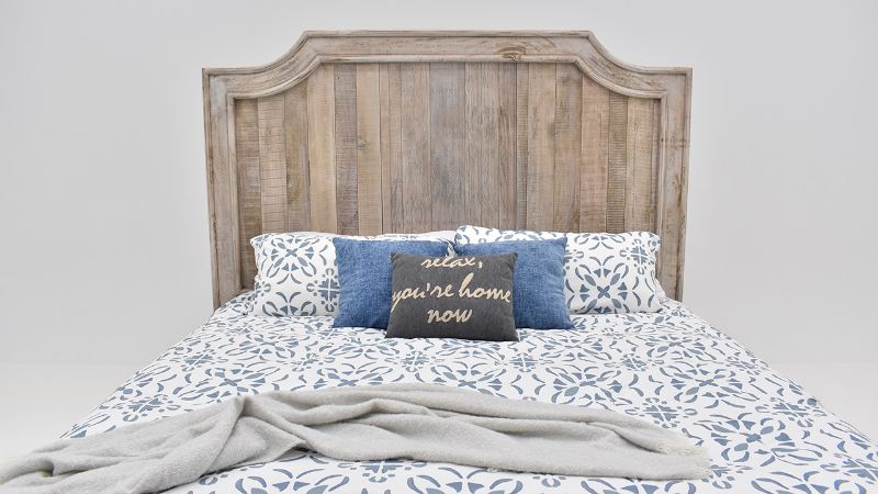 Picture of Granger Queen Panel Bed - Weathered Brown