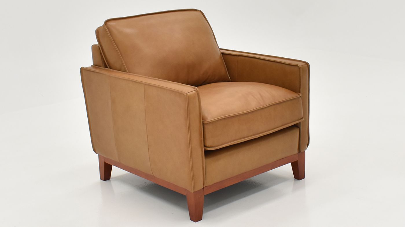 Picture of Newport Leather Chair - Camel