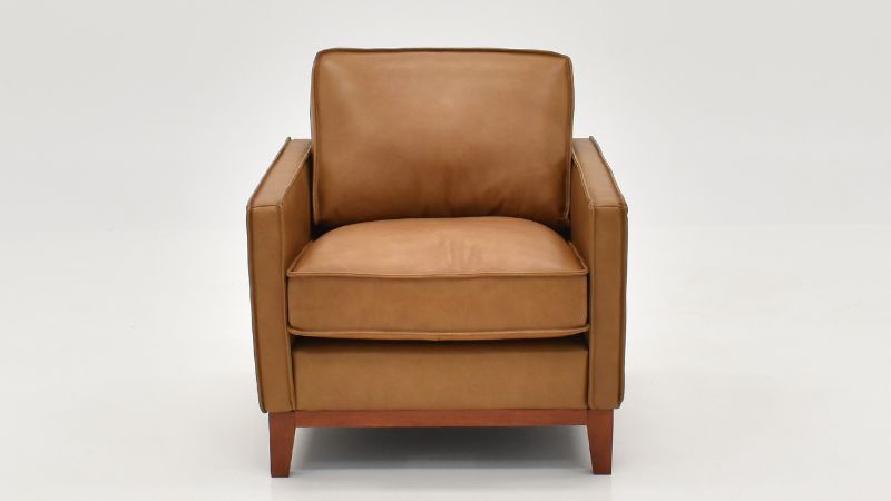 Picture of Newport Leather Chair - Camel