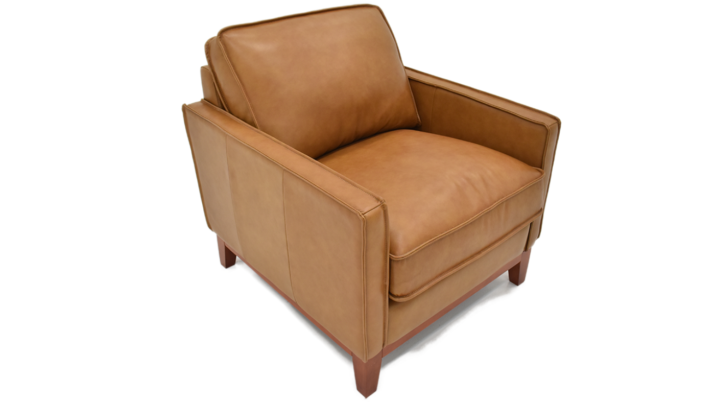 Picture of Newport Leather Chair - Camel
