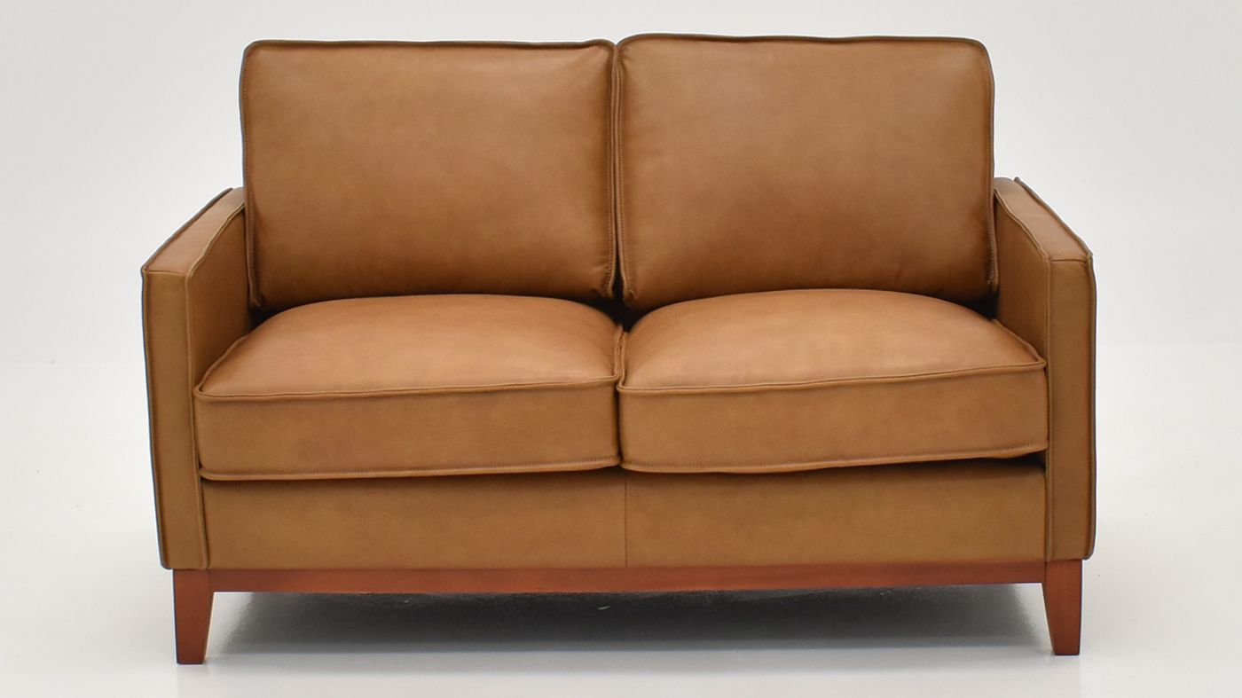 Picture of Newport Leather Loveseat - Camel