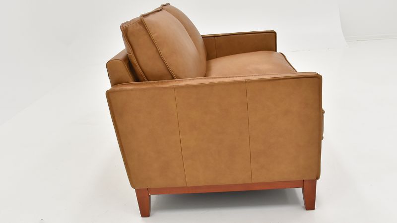 Picture of Newport Leather Loveseat - Camel