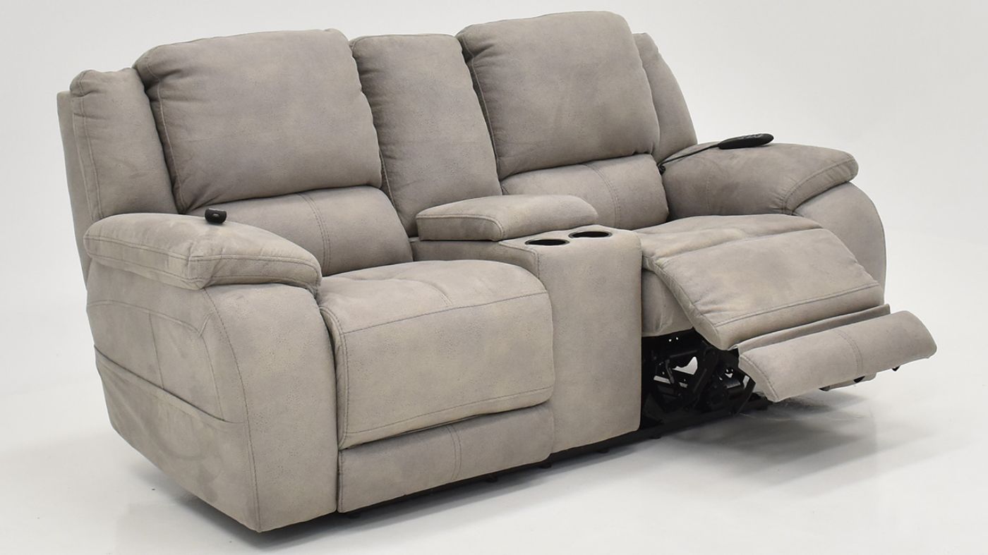 Picture of Explorer Power Reclining Loveseat - Gray