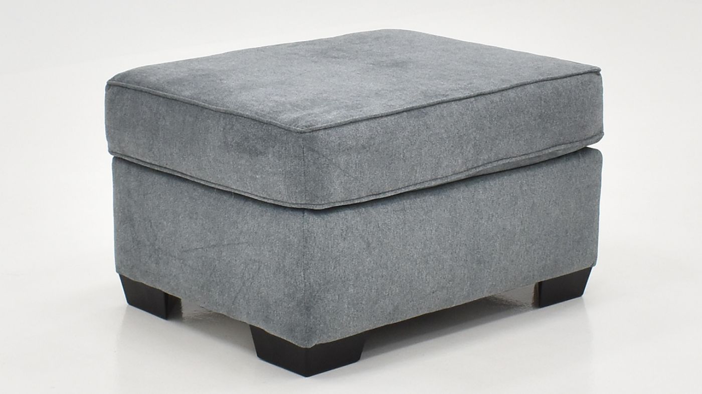 Picture of Slate Ottoman - Blue