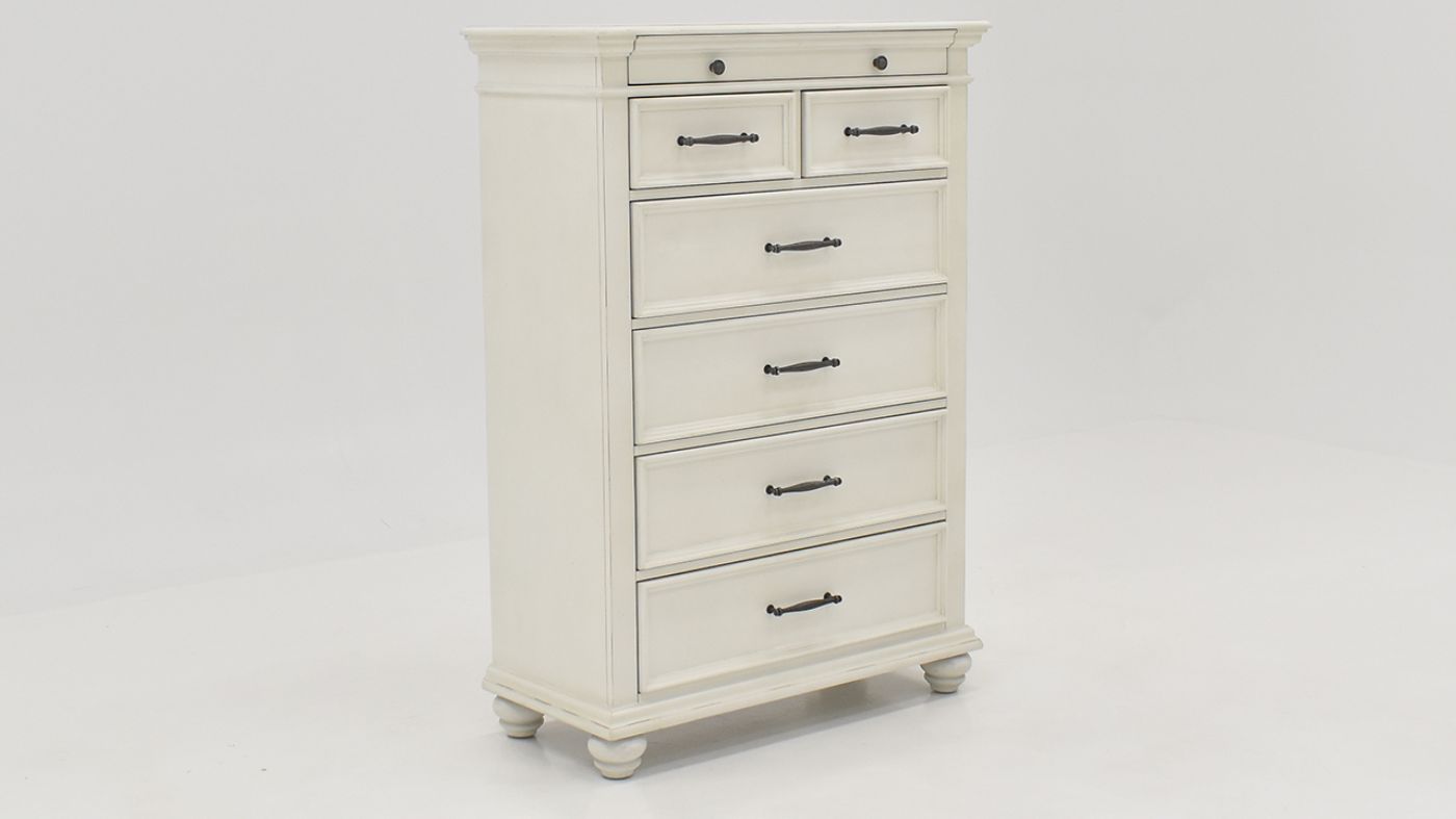 Picture of Southport Chest of Drawers - White