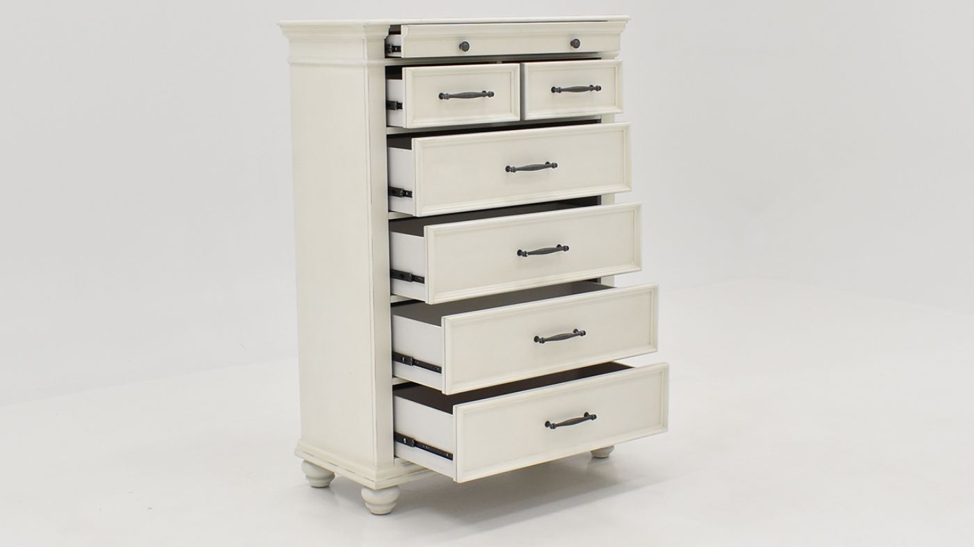 Picture of Southport Chest of Drawers - White